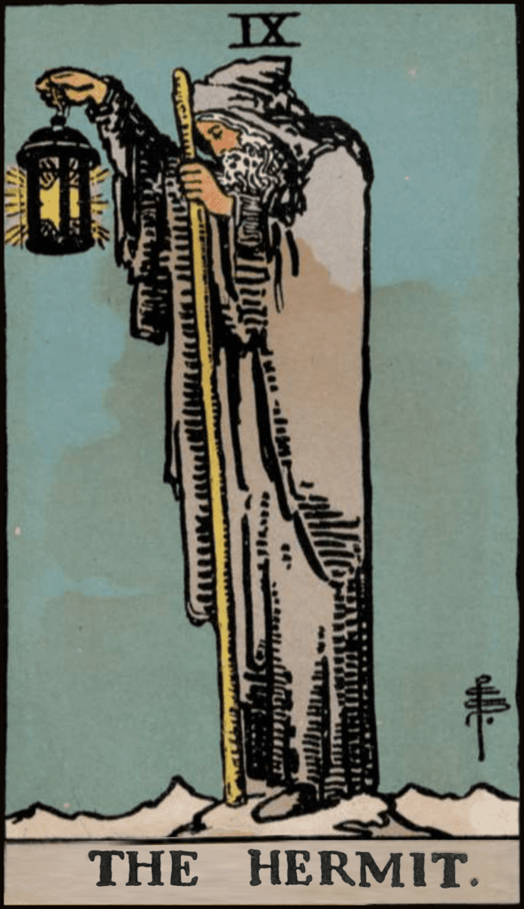 The Hermit Tarot Card